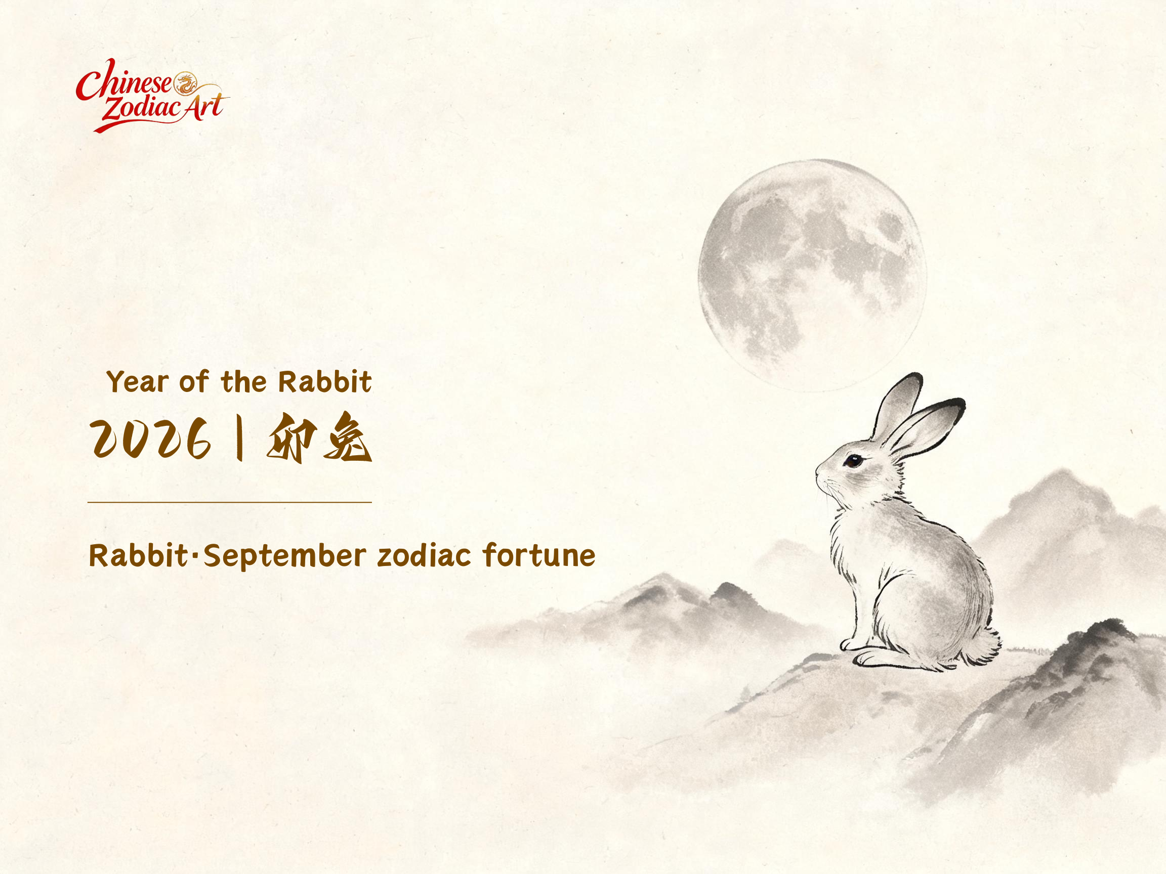 Rabbit zodiac September 2026 monthly horoscope — lucky days, career and love forecast
