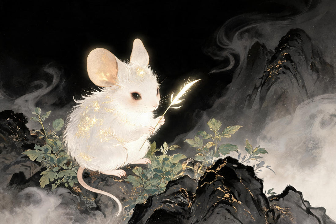 Ear-Mouse the wingless flyer from Chinese mythology, Shan Hai Jing, ancient myth behind the Chinese Zodiac Rat sign