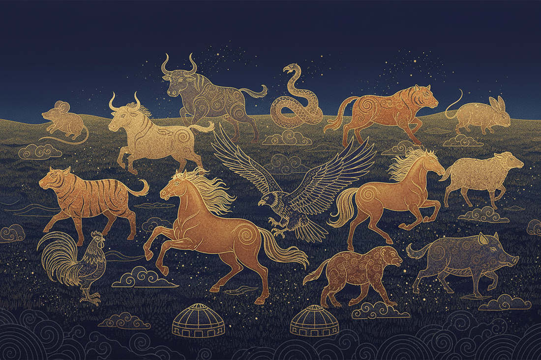 Mongolian Zodiac: Animals, Time & the Steppe