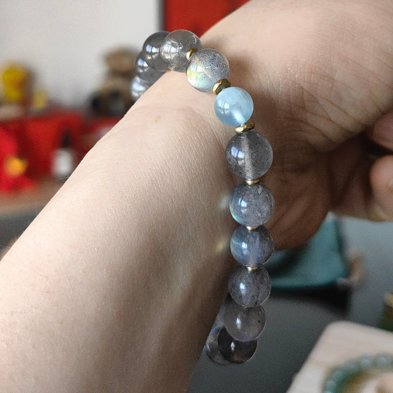 Metal Element Zodiac Bracelet · 五行金元素手串