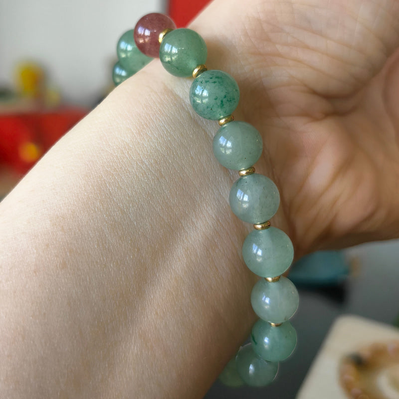 Wood Element Zodiac Bracelet · 五行木元素手串