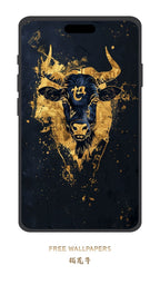 Chinese Zodiac Ox Phone Wallpaper — Free Download for iPhone & Android