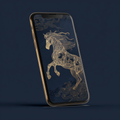 千里马 Thousand-Mile Horse — 十二生肖手机壁纸
