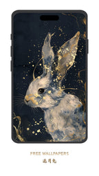 Chinese Zodiac Rabbit Phone Wallpaper — Free Download for iPhone & Android
