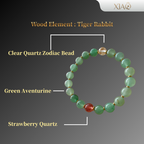 Wood Element Zodiac Bracelet · 五行木元素手串