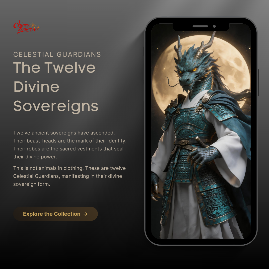 CELESTIAL GUARDIANS epic Chinese Zodiac divine sovereign phone wallpaper collection