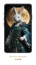 Epic Rabbit guardian wallpaper inspired by Eastern fantasy mythology