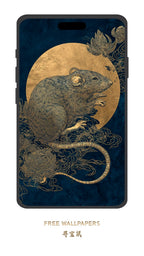 Chinese Zodiac Rat Phone Wallpaper — Free Download for iPhone & Android