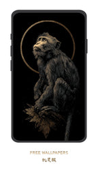 Chinese Zodiac Monkey Phone Wallpaper — Free Download for iPhone & Android