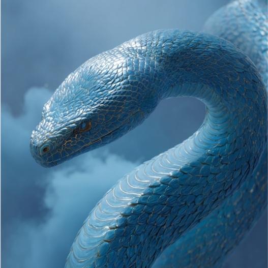 灵智蛇 Wise Serpent — 十二生肖手机壁纸