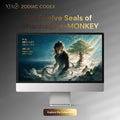 ZODIAC CODEX · Monkey · PC Desktop Wallpaper