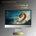 ZODIAC CODEX · Snake · PC Desktop Wallpaper